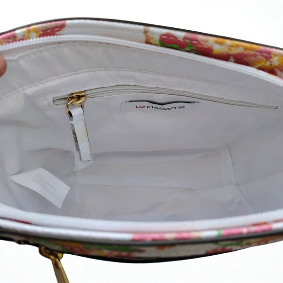 Liz Claiborne “Classical Floral” Crossbody Bag Adjustable Strap NWT - Picture 4 of 5
